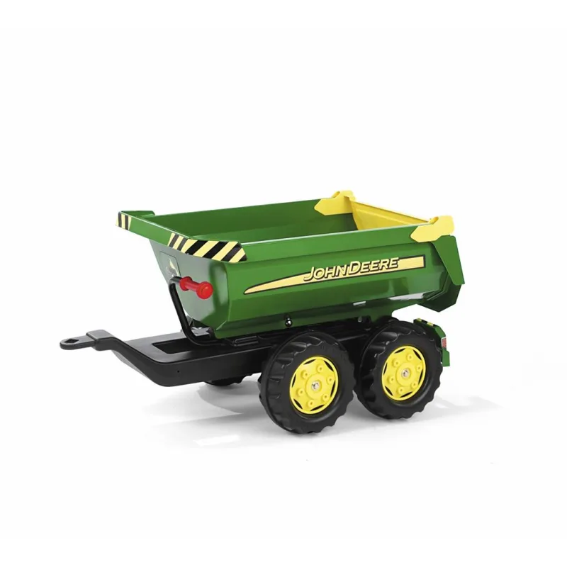 ROLLYTOYS Vlečka 2osová John Deere "Halfpipe"