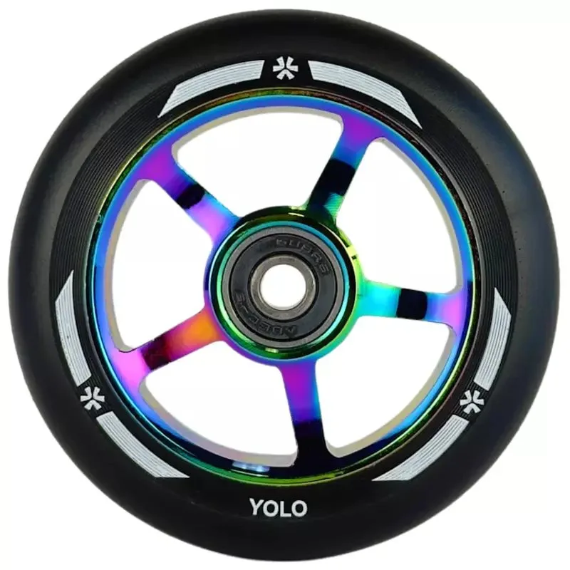 Koliesko Union Yolo 100 mm Black/Neochrome