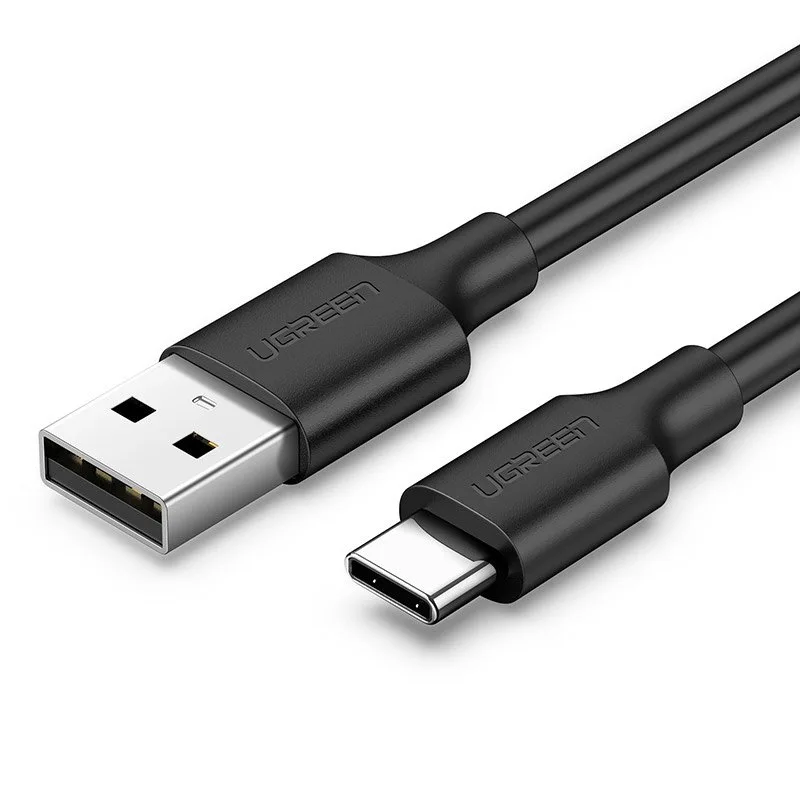 Ugreen US287 60115 kábel USB-A / USB-C 2A 0,5 m - čierny