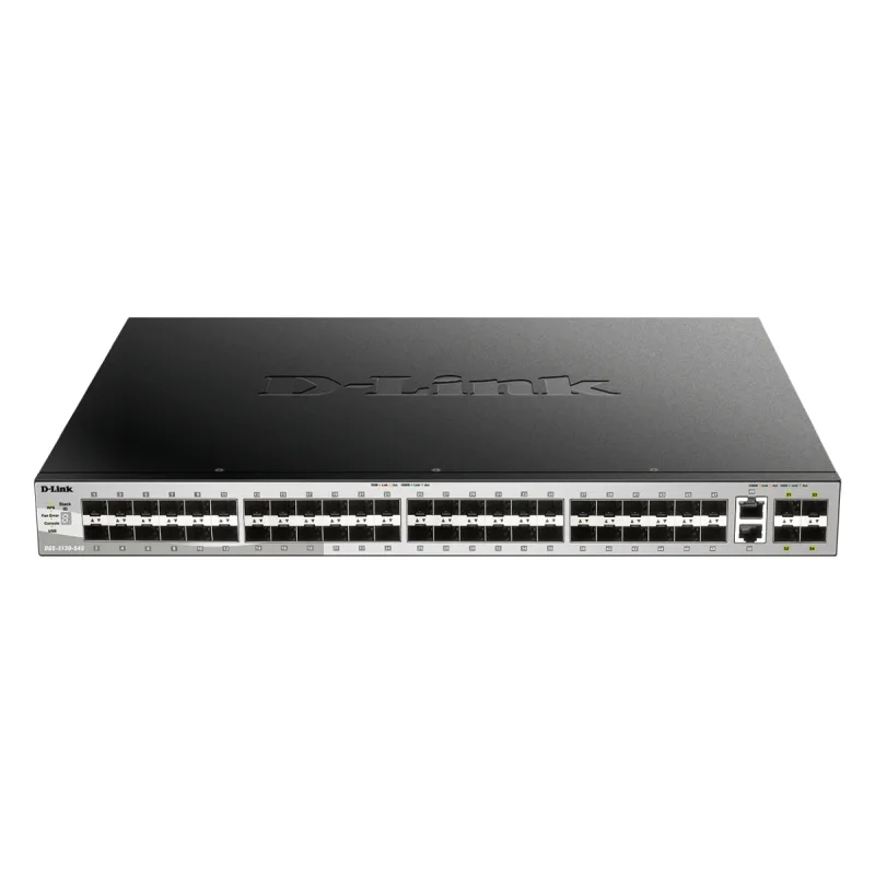 D-Link DGS-3130-54S L3 Stackable Managed switch, 48x SFP, 2x 10G RJ-45, 4x 10G SFP+ DGS-3130-54S/E