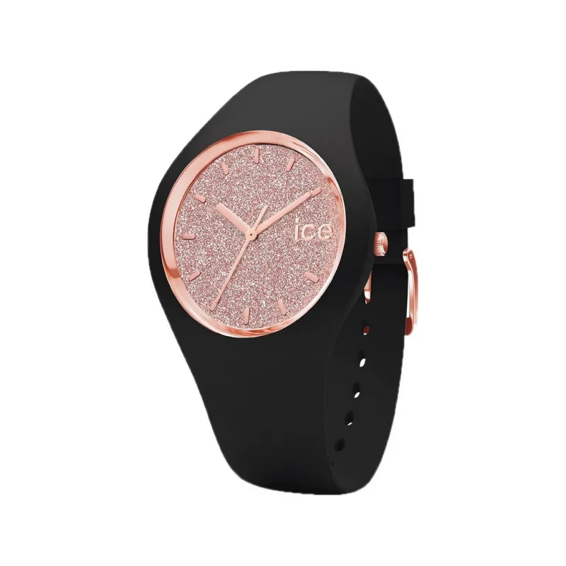 Dámske hodinky Ice-Watch Ice Glitter, čierne, 001346