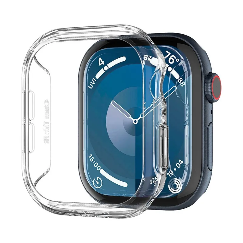 Spigen kryt Thin Fit pre Apple Watch 10/11 42mm - Crystal Clear ACS08589