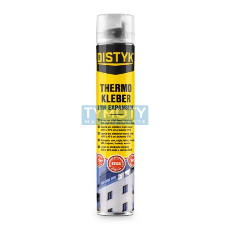 Distyk Pištoľová pena THERMO KLEBER - 750 ml žltá, pištoľová dóza