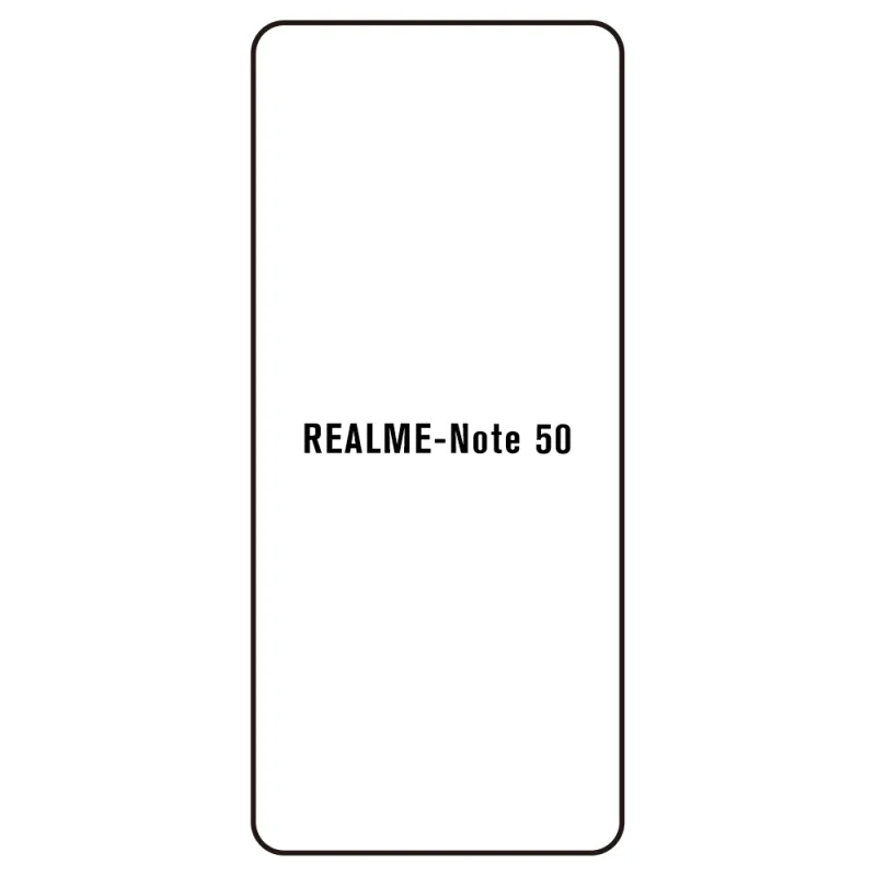 Sunshine Realme Note 50 Predná Hydrogél ochranná fólia Strih: Kompatibilná s krytom, Typ fólie: Anti-Spy (Privacy)