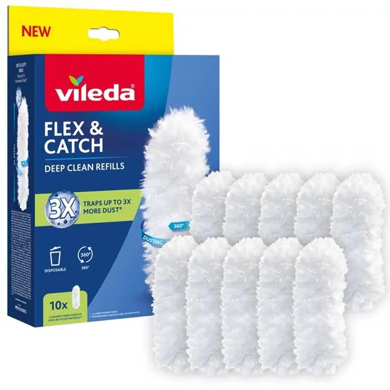 Hlavica na prachovku Vileda Flex&amp;Catch, bal. 10 ks