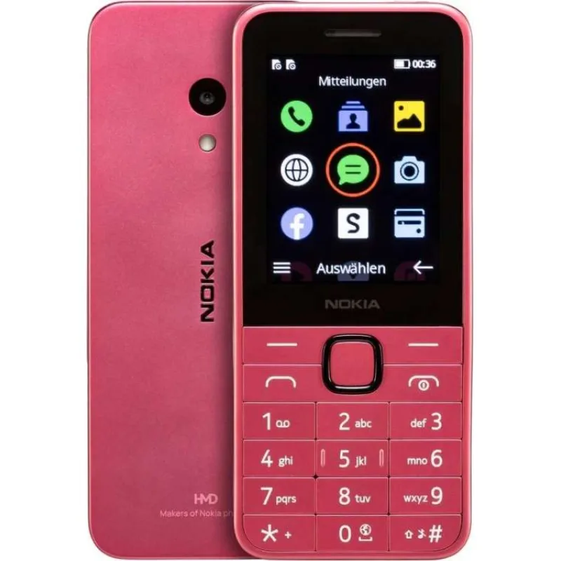 Nokia 225 Dual SIM, 4G, růžová (2024), (CZ, SK, HU) ()