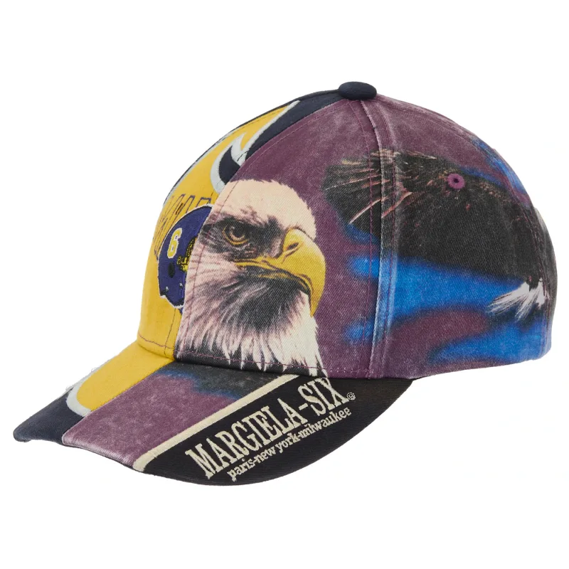 Supreme MM6 Maison Margiela Split 6-Panel Cap Purple - OS