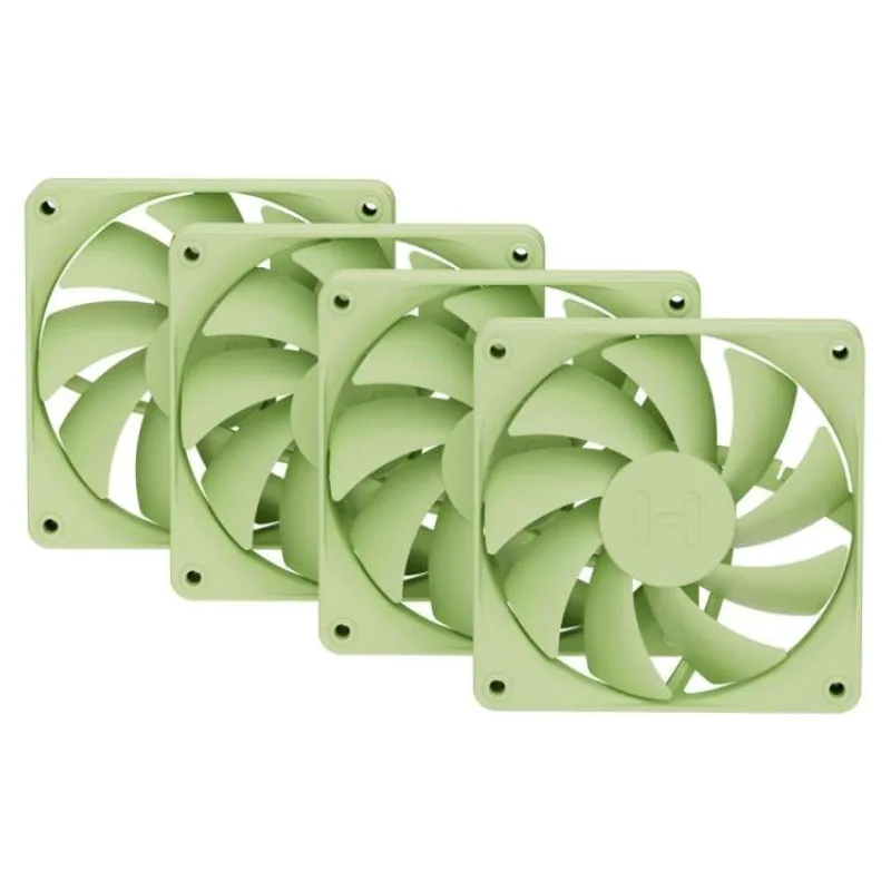HYTE ventilátor 120mm PWM / barva Matcha Milk / 1500rpm / 72CFM / ABS / 4-pin / sada 4x ventilátor (FAN-HYTE-FA12-MM-4 )
