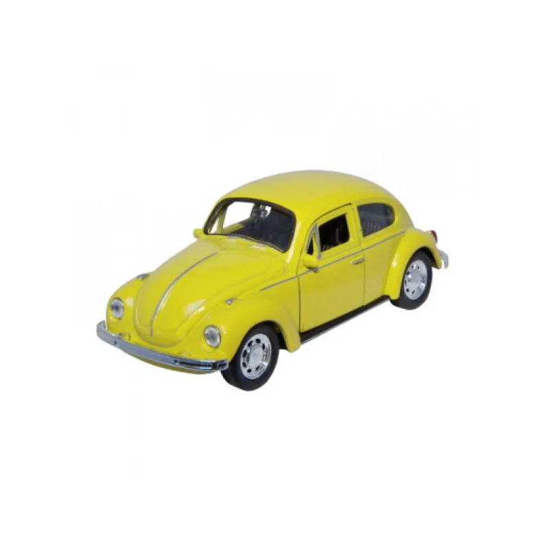 Welly Volkswagen Beetle Hard Top, Žlutý 1:34-39