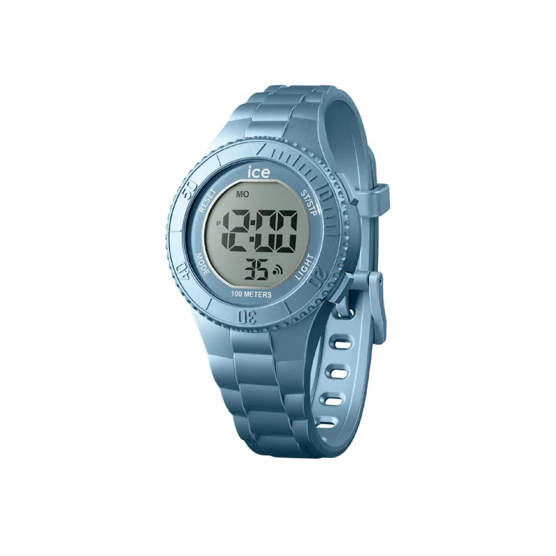 Detské hodinky Ice-Watch Ice Digit Blue Metallic 021278