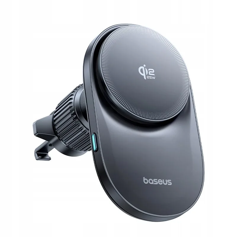 NONAME Baseus PrimeTrip VC2 Pro Cooling Magnetický Držák do Auta s Bezdrátovým Nabíjením 25W Cosmic Black 6942521201426