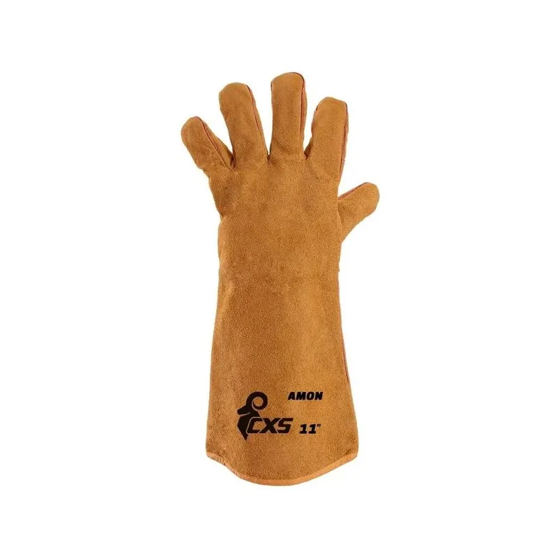 Rukavice CXS AMON, hnede, zvaracske, c. 11