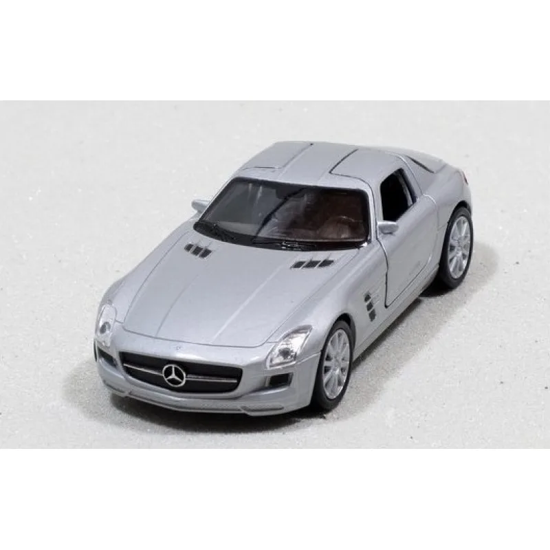 Welly Welly - Mercedes-Benz SLS AMG model 1:34 stříbrný