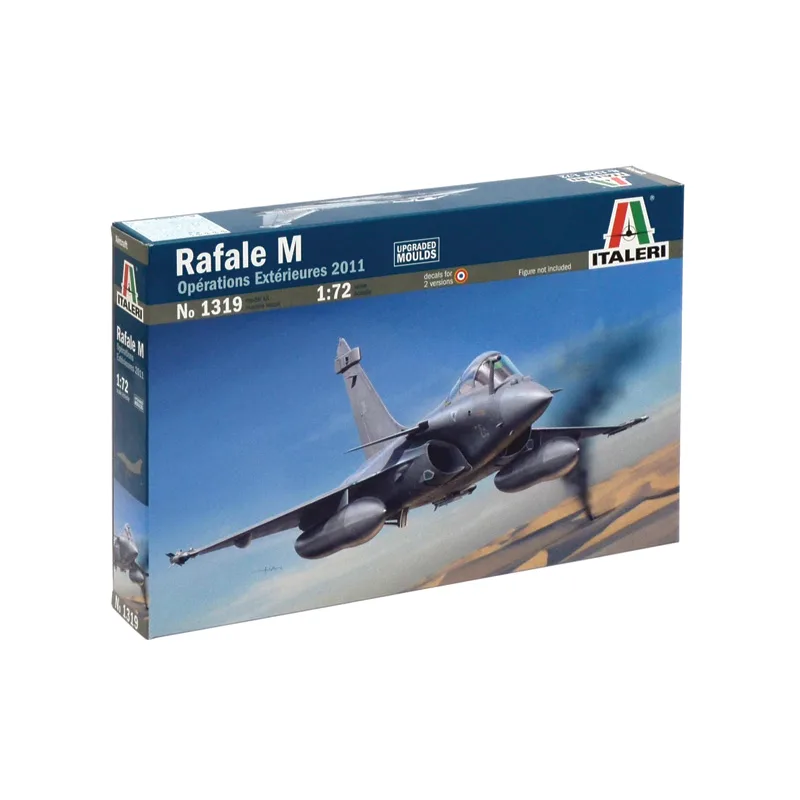 Italeri Model Kit lietadlo 1319 - RAFALE M OPERATIONS EXTERIEURES 2011 (1:72)