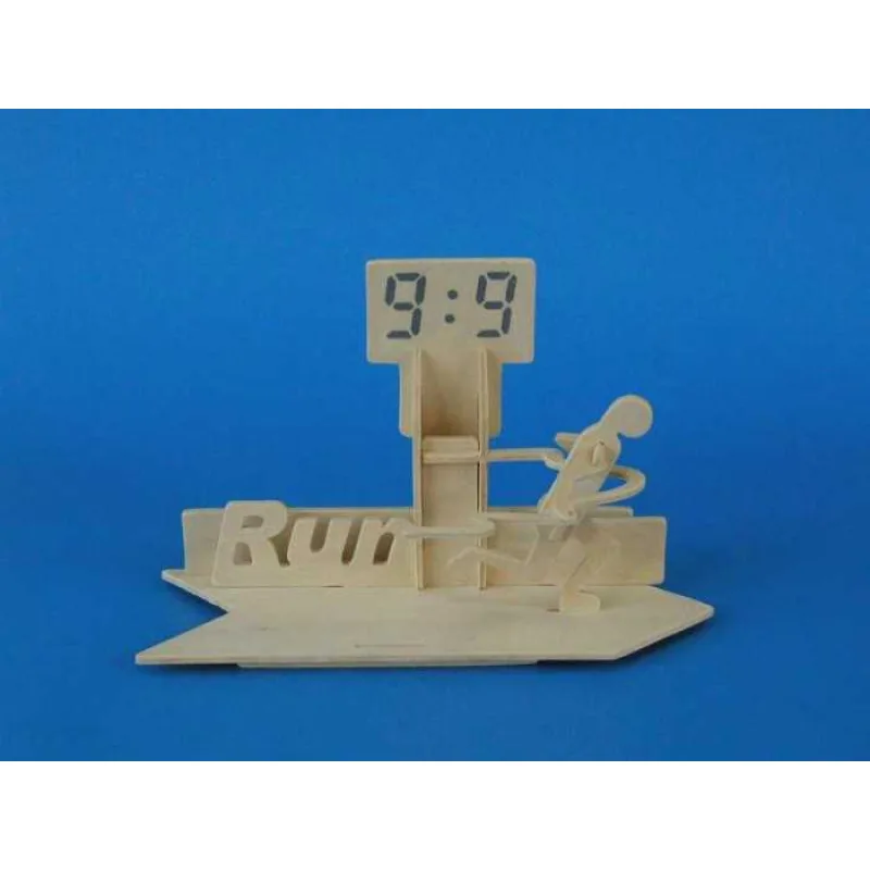 Woodcraft construction kit Woodcraft Drevené 3D puzzle stojan na perá Beh S020