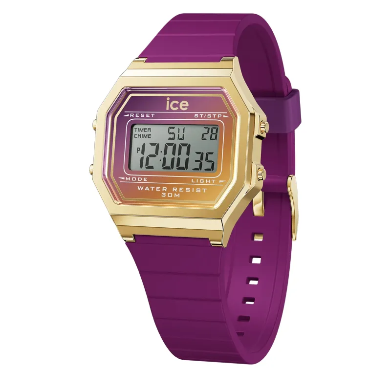 Ice-Watch Dámske hodinky Ice Watch Ice Digit Retro fialové 023311