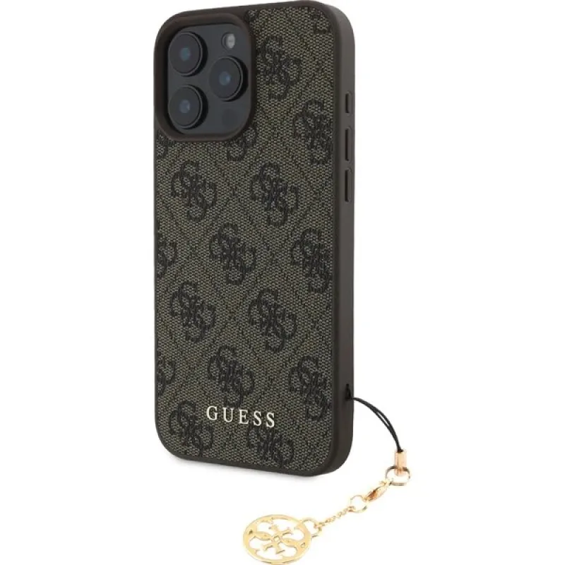 Guess 4G Charm kryt iPhone 16 Pro Max hnedý 57983122213