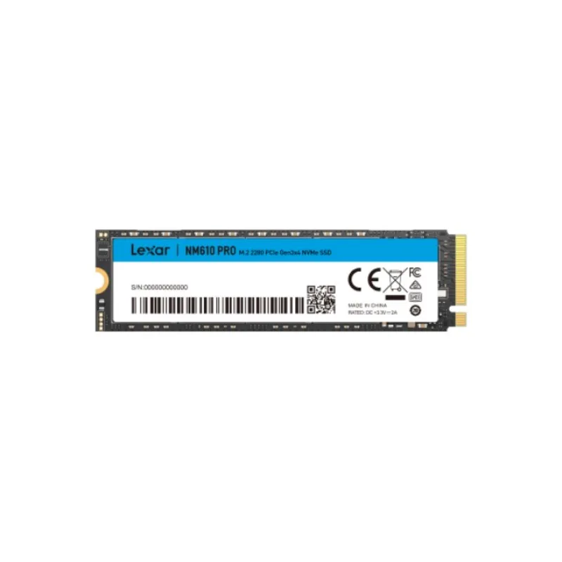 Lexar SSD NM610PRO 500GB M.2 NVMe Gen3 3000 MBps