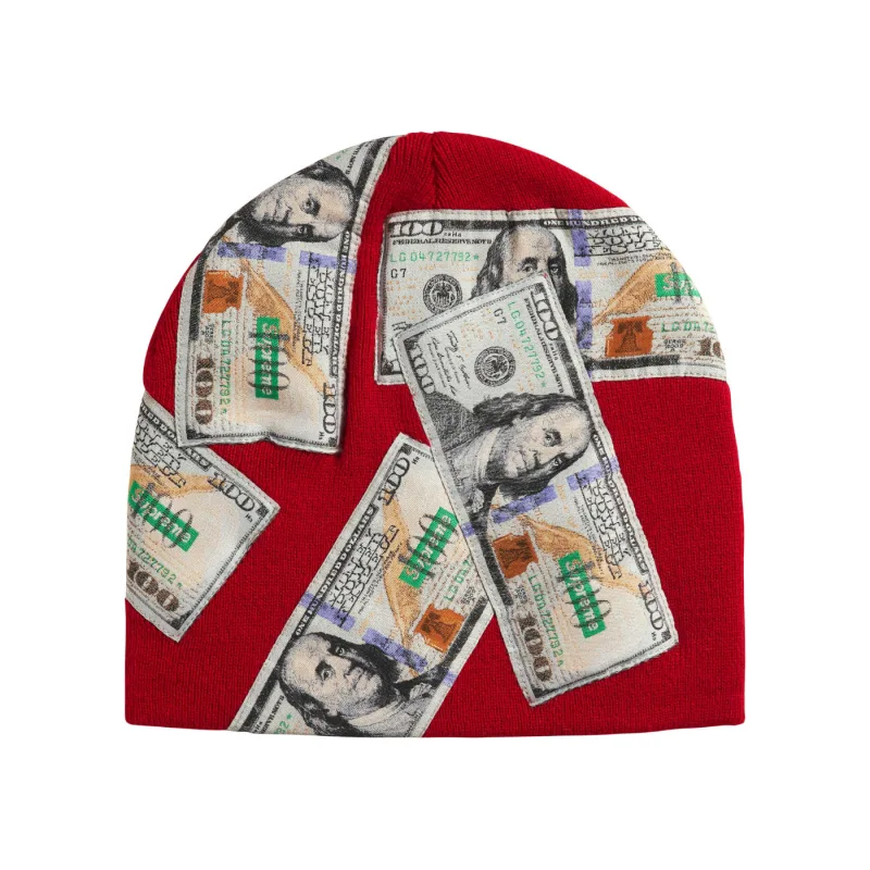 Supreme Money Beanie Red - OS