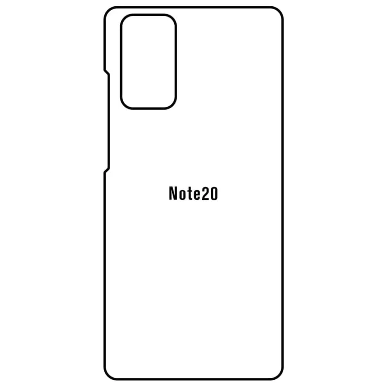Sunshine Samsung Note20 Zadná Hydrogél ochranná fólia Strih: Zadná časť 1, Typ fólie: Matná