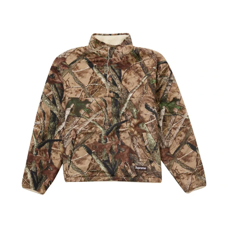 Supreme Polartec Shearling Reversible Pullover (FW24) TrueTimber HTC Fall Camo - XXL