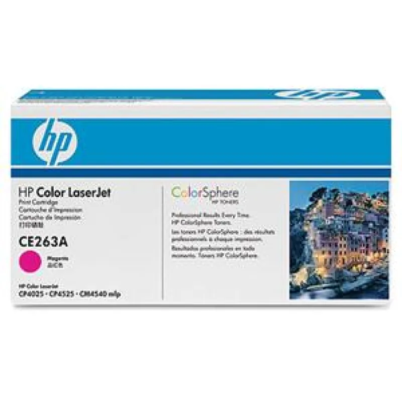 HP tisková kazeta purpurová, CE263A CE263A