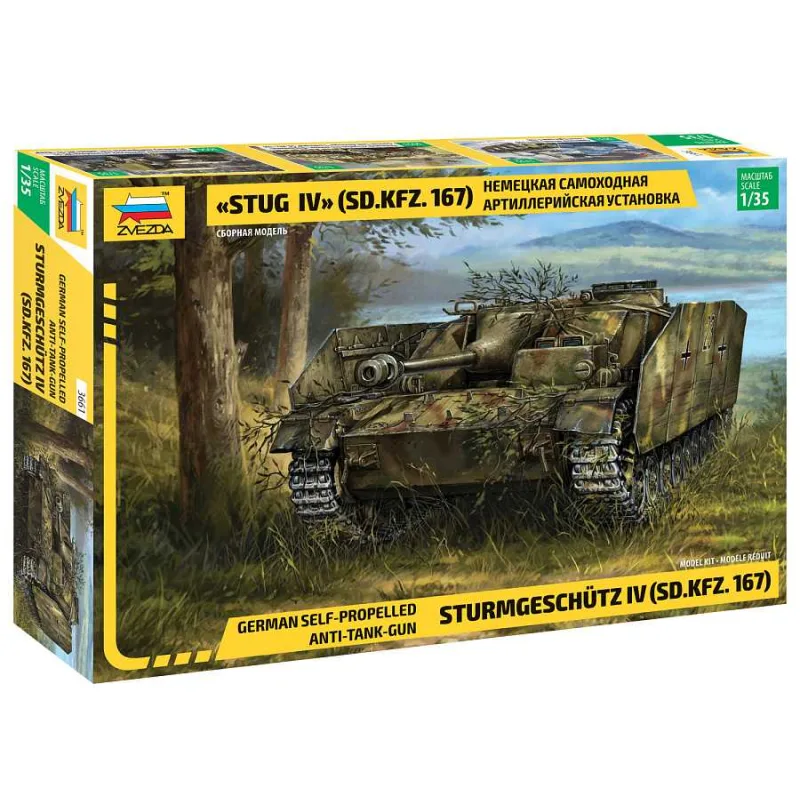 Zvezda Model kit tank 3661 - Sturmgeschütz IV (1:35)