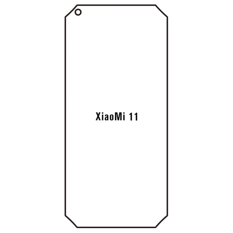 Sunshine Xiaomi 11 Predná Hydrogél ochranná fólia Strih: Kompatibilná s krytom 2, Typ fólie: Číra