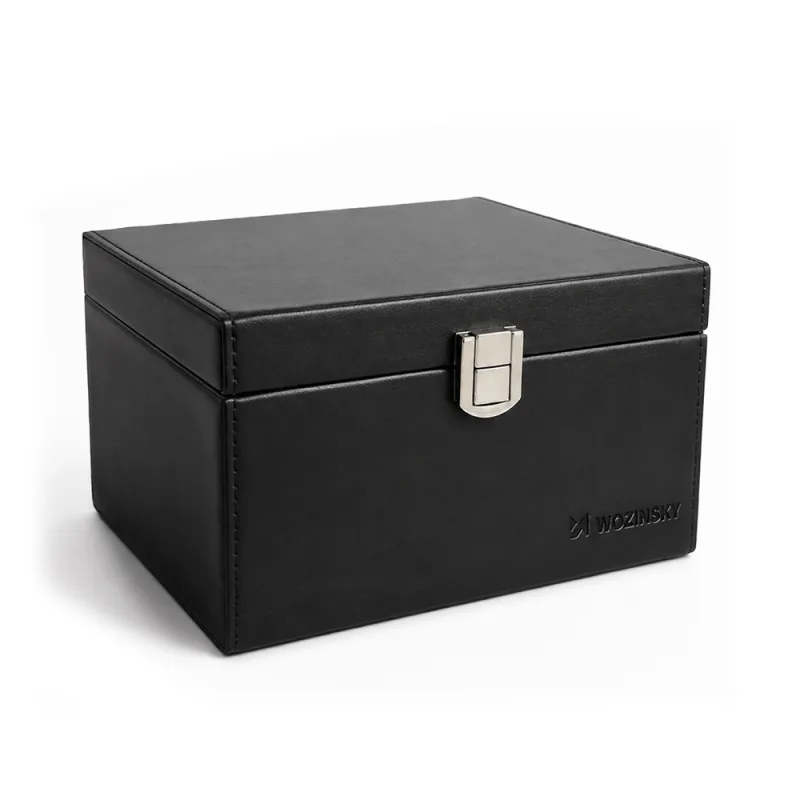 Wozinsky WPB-R16 RFID blokovacia skrinka na bezkľúčové kľúče s priehradkami 16x12x9 cm - čierna