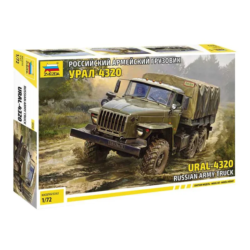 Zvezda Model kit military 5050 - URAL-4320 Truck (1:72)