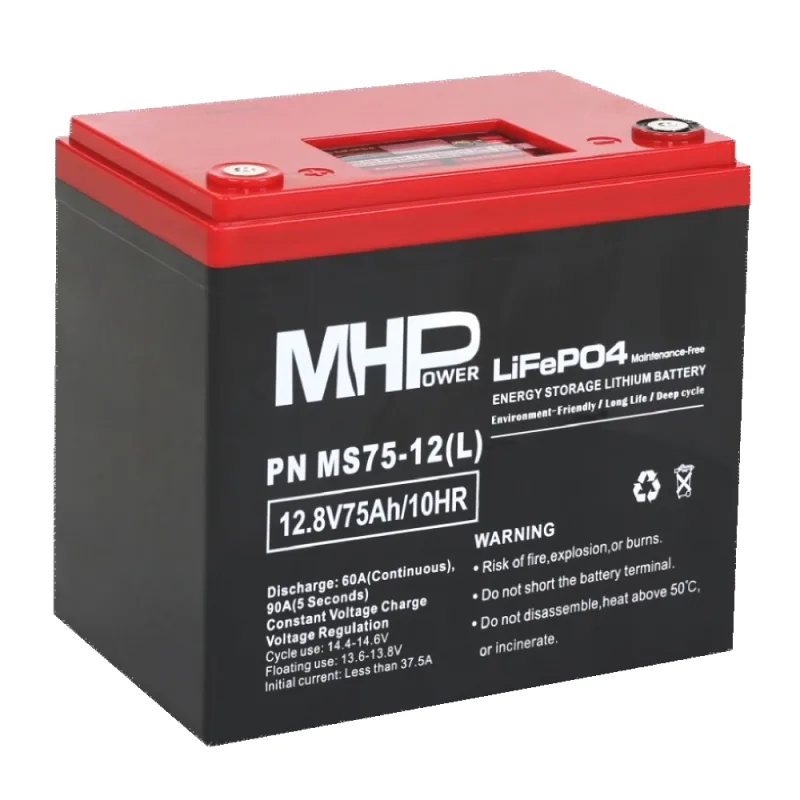 CARSPA MHPower MS75-12(L) Lithium baterie LiFePO4 12V/75A MS75-12(L)
