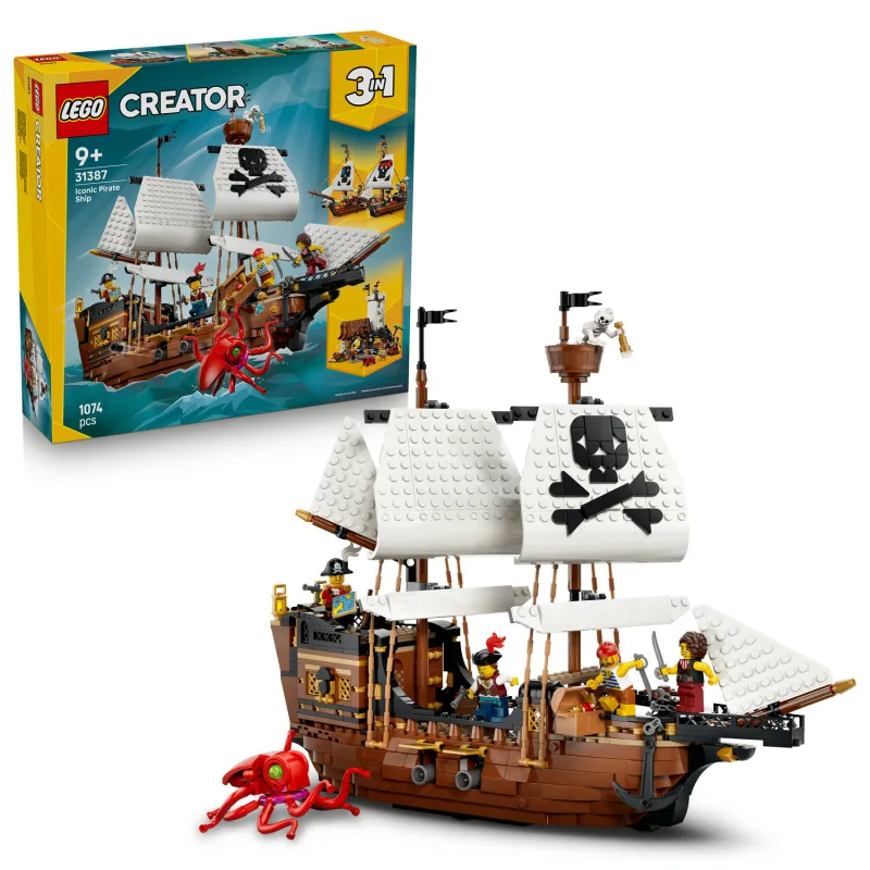LEGO Creator 3v1 31387 Kultová pirátska loď