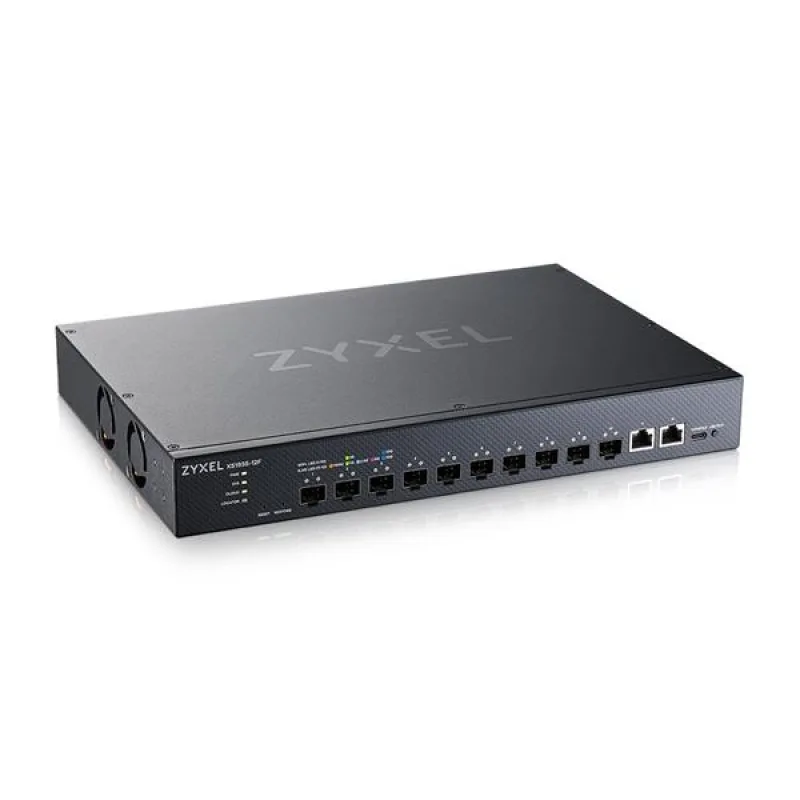 Zyxel XS1935-12F, 10-port 10G L3 Smart Managed Fiber Switch, 2 Multi…
