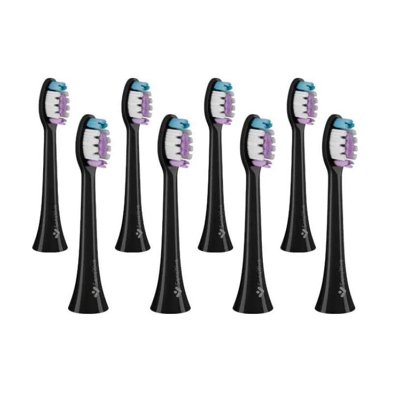 TrueLife SonicBrush Clean-series heads Sensitive black 8 pack (TLATAC70UVNBACHSEB8)