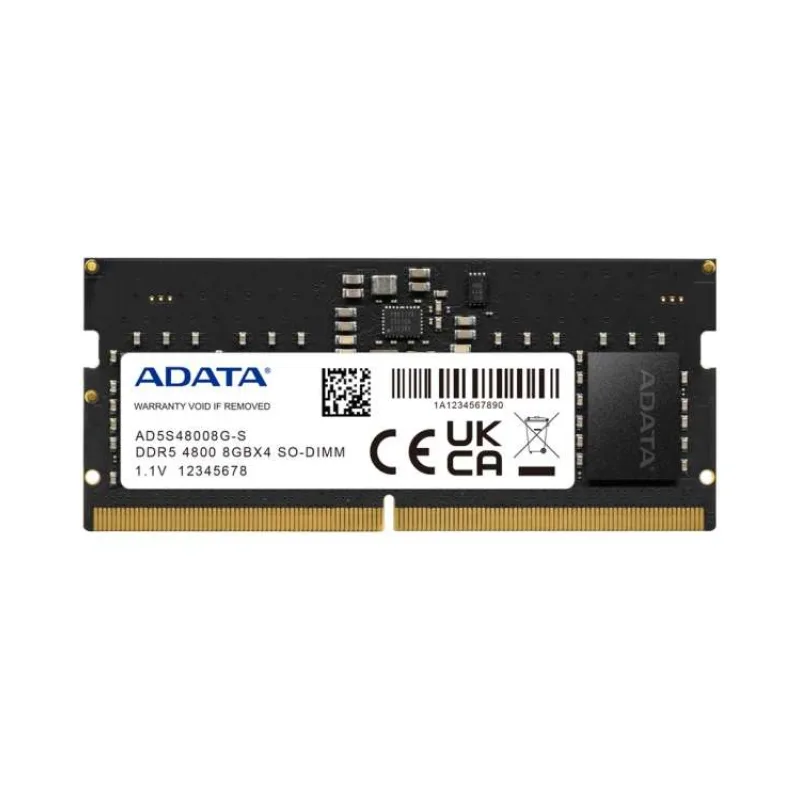Adata/SO-DIMM DDR5/8GB/4800MHz/CL40/1x8GB (AD5S48008G-S)