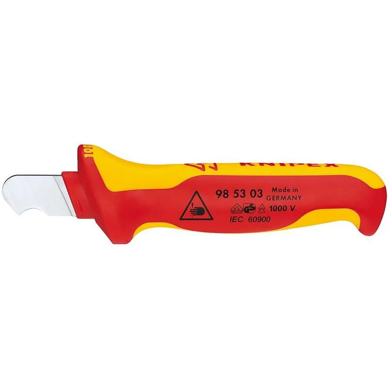 Noz KNIPEX 98 53 03, 170 mm, na odstran. plasta, VDE 1000V