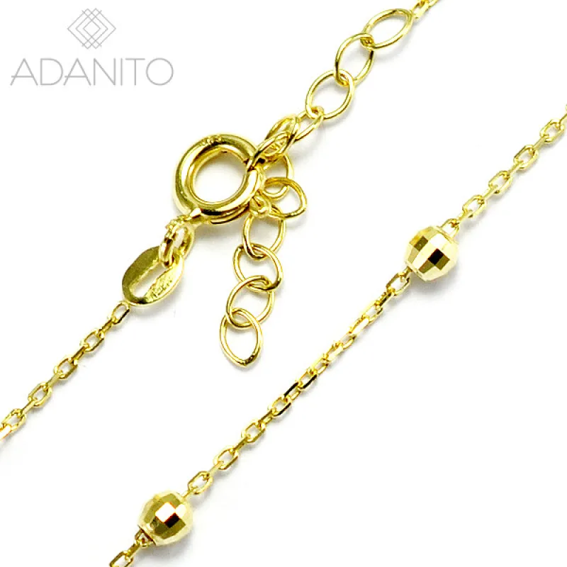 Zlatá retiazka na členok ADANITO BRRK0010G, 23-25,5, 1.44 g
