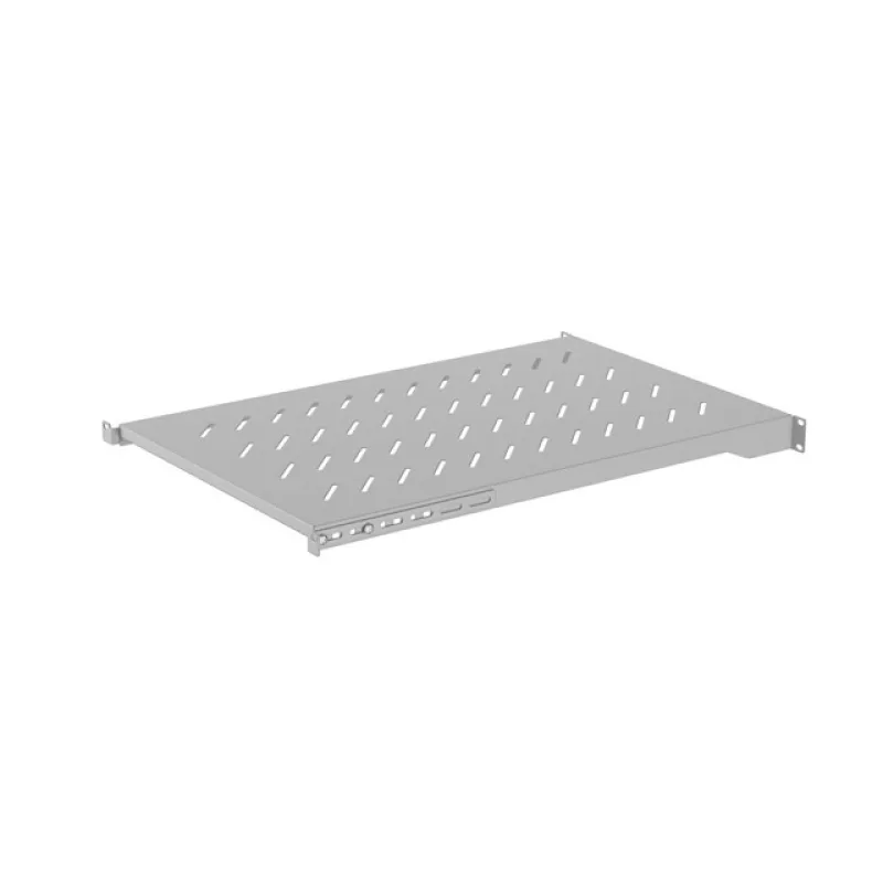 LANBERG POLICE PRO 19" SKŘÍNĚ 1000MM ŠEDÁ (1U/483X700MM NOSNOST DO 25KG, 4BODOVÁ MONTÁŽ) AK-1010-S
