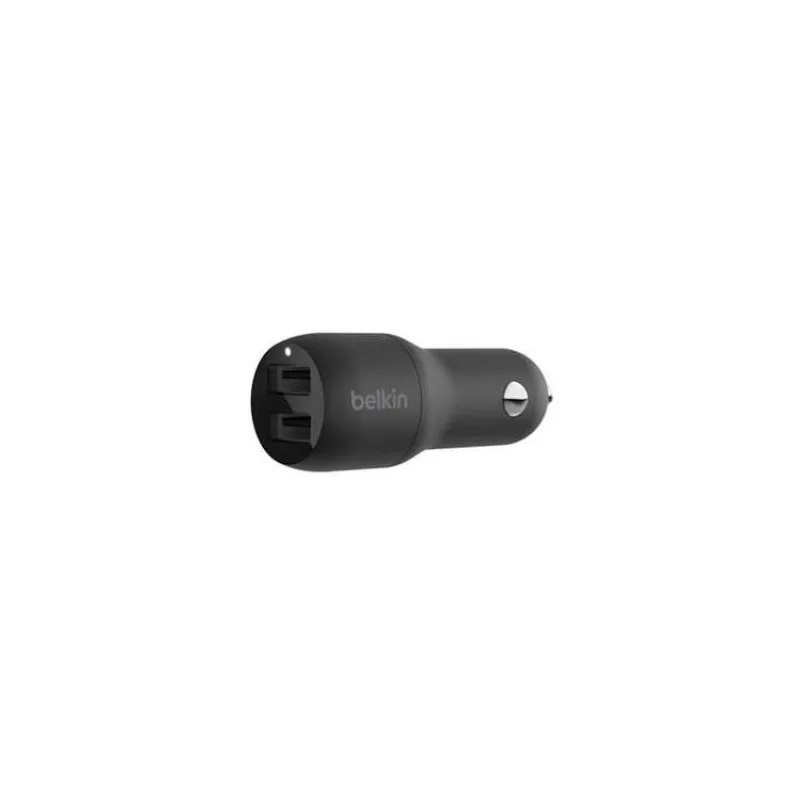 Belkin BOOST CHARGE 24W Duální USB-A nabíječka do auta, černá (CCB001btBK)