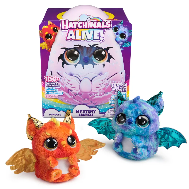 Spin Master HATCHIMALS ĽAHNÚCE SA INTERAKTÍVNE ZVIERATKO DRÁČIK