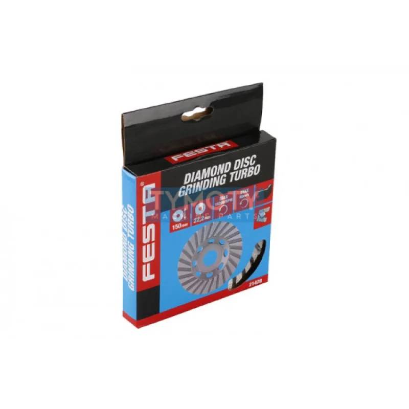 Kotúč diamantový brúsny TURBO 150x22,2 mm, FESTA 21428