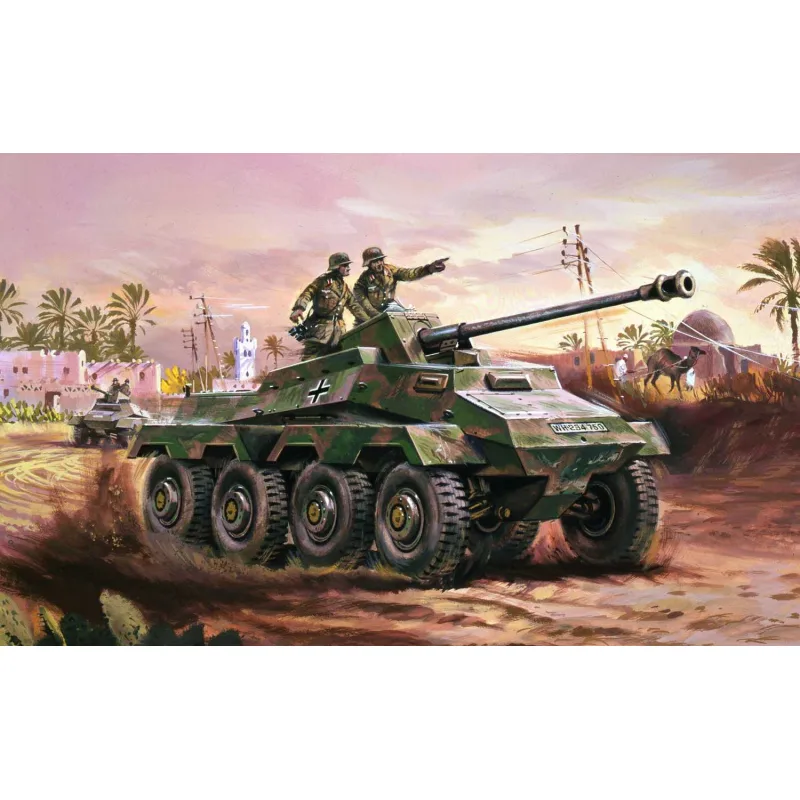 Airfix Classic Kit VINTAGE military A01311V - Sd.Kfz.234 Obrnené vozidlo (1:76)