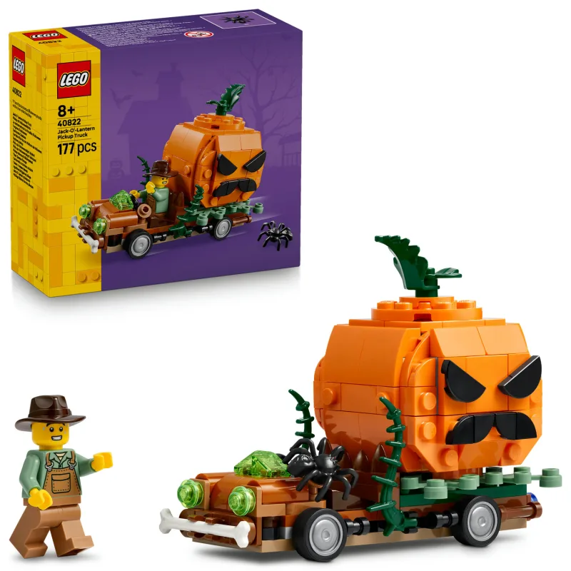 LEGO Iconic 40822 Pick-up s halloweenskými tekvicami