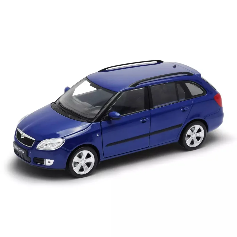 Rappa Welly auto 1:24 ŠKODA FABIA COMBI II 2009 modrá