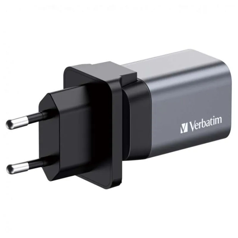 VERBATIM GaN Nabíječka do sítě GNC-35, 35W, 1x USB-C, 1x USB (32200)