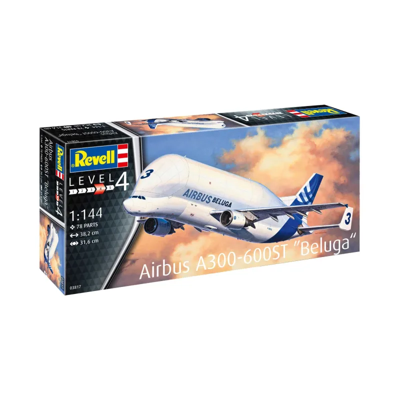Revell Plastic ModelKit lietadlo 03817 - Airbus A300-600ST "Beluga" (1:144)