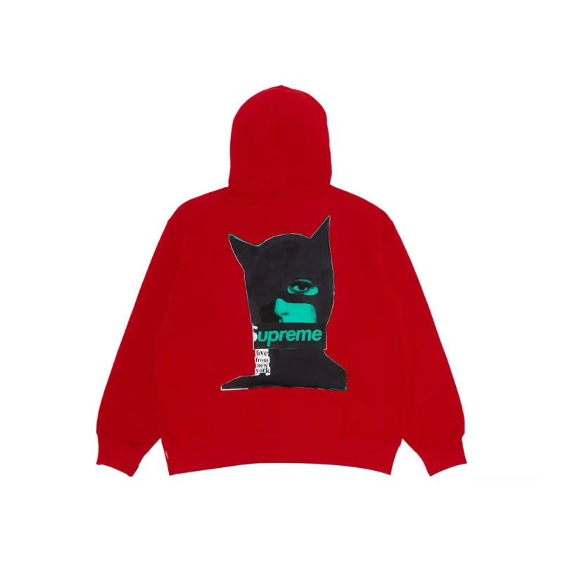 Supreme Catwoman Hoodie Red - L