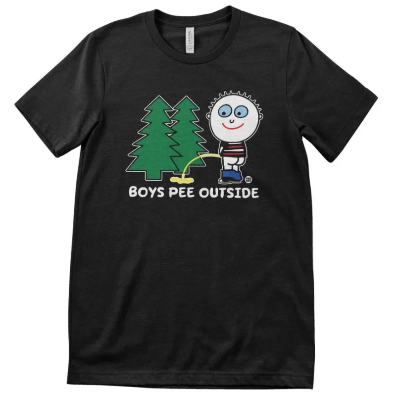 Todd Art - Boys Pee Outside (tričko)