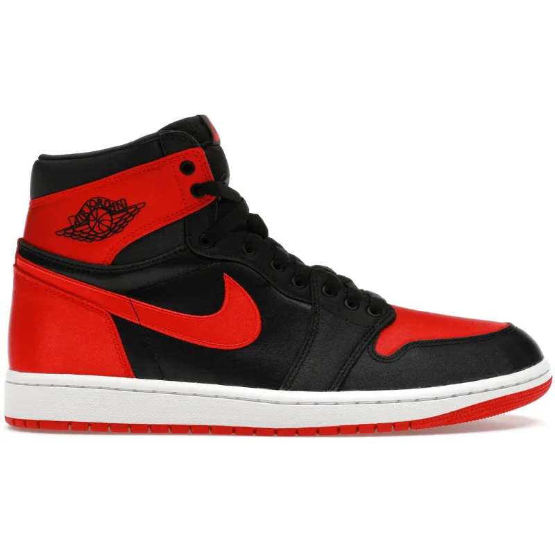 Air Jordan 1 Retro High OG Satin Bred (Women's) - 41