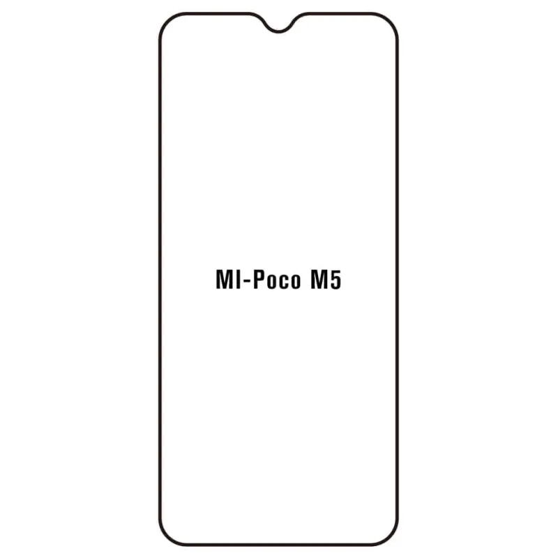 Sunshine Xiaomi Poco M5 Predná Hydrogél ochranná fólia Strih: Kompatibilná s krytom, Typ fólie: Číra